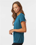 AllPro 48000L Women's Pro-Lock Performance T-Shirt - Pacific Blue - model side