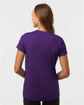 AllPro 48000L Women's Pro-Lock Performance T-Shirt - Purple - model back