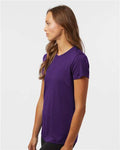 AllPro 48000L Women's Pro-Lock Performance T-Shirt - Purple - model side
