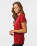 AllPro 48000L Women's Pro-Lock Performance T-Shirt - Red - model side