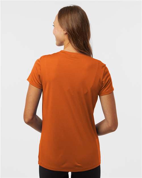 AllPro 48000L Women's Pro-Lock Performance T-Shirt - Rust - model back