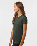 AllPro 48000L Women's Pro-Lock Performance T-Shirt - Smoke - model side