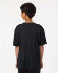 AllPro 48000Y Youth Pro-Lock Performance T-Shirt - Black - model back
