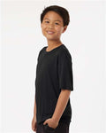 AllPro 48000Y Youth Pro-Lock Performance T-Shirt - Black - model side