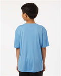 AllPro 48000Y Youth Pro-Lock Performance T-Shirt - Carolina Blue - model back