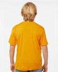 AllPro 48000Y Youth Pro-Lock Performance T-Shirt - Gold - model back