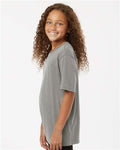 AllPro 48000Y Youth Pro-Lock Performance T-Shirt - Greystone - model side