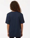 AllPro 48000Y Youth Pro-Lock Performance T-Shirt - Navy - model back
