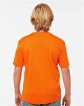 AllPro 48000Y Youth Pro-Lock Performance T-Shirt - Neon Orange - model back