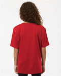 AllPro 48000Y Youth Pro-Lock Performance T-Shirt - Red - model back