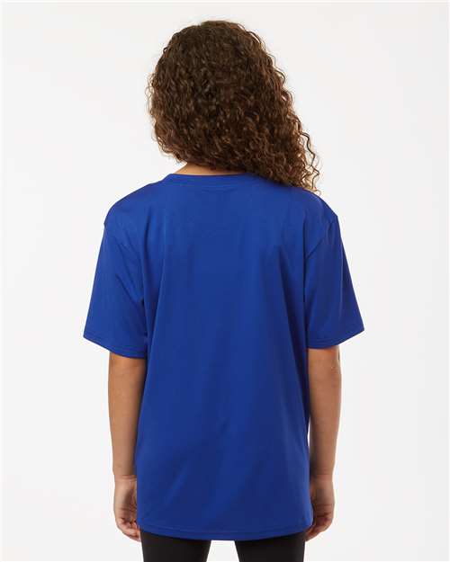 AllPro 48000Y Youth Pro-Lock Performance T-Shirt - Royal - model back