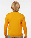 AllPro 48400Y Youth Pro-Lock Performance Long Sleeve T-Shirt - Gold - model back