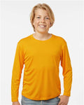 AllPro 48400Y Youth Pro-Lock Performance Long Sleeve T-Shirt - Gold - model front