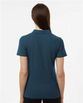 AllPro 62800L Women's Pique Polo - Atlantic Blue - model back