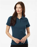 AllPro 62800L Women's Pique Polo - Atlantic Blue - model front