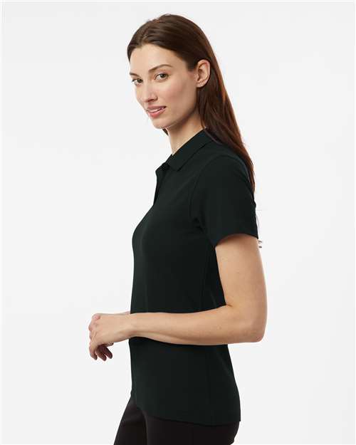 AllPro 62800L Women's Pique Polo - Black - model side