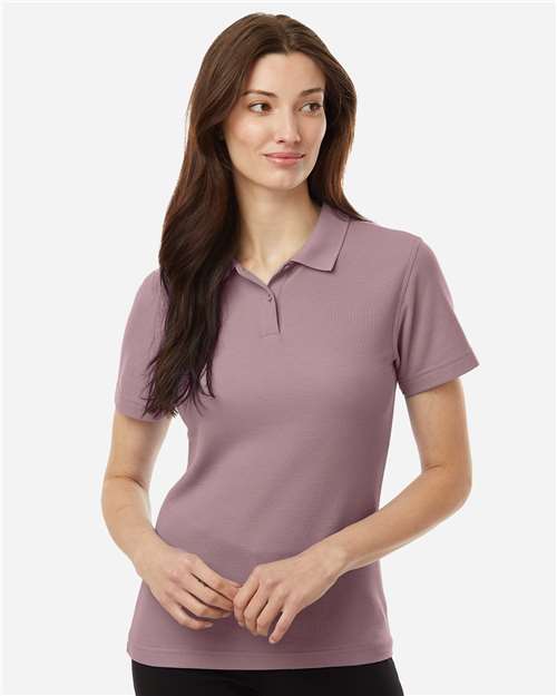AllPro 62800L Women's Pique Polo - Deep Lavender - model front