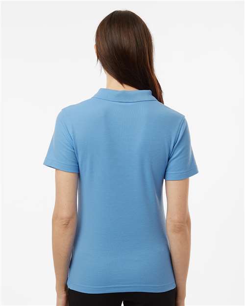 AllPro 62800L Women's Pique Polo - Carolina Blue - model back
