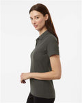 AllPro 62800L Women's Pique Polo - Charcoal - model side
