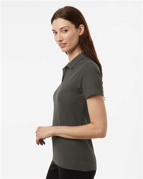 AllPro 62800L Women's Pique Polo - Charcoal - model side