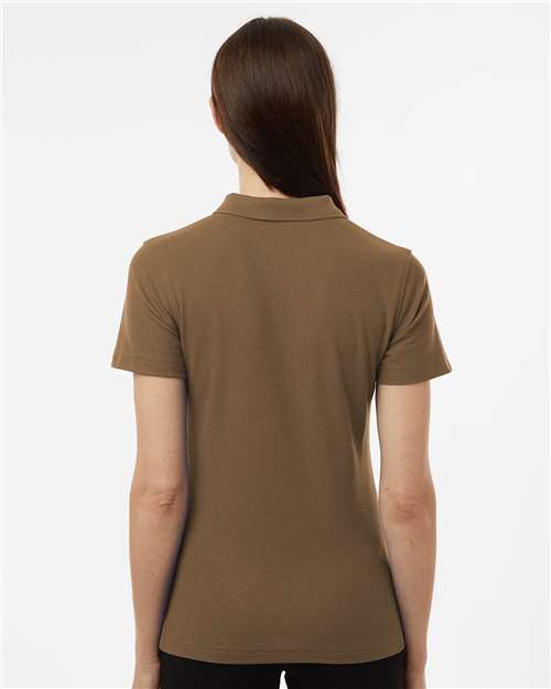 AllPro 62800L Women's Pique Polo - Cigar - model back