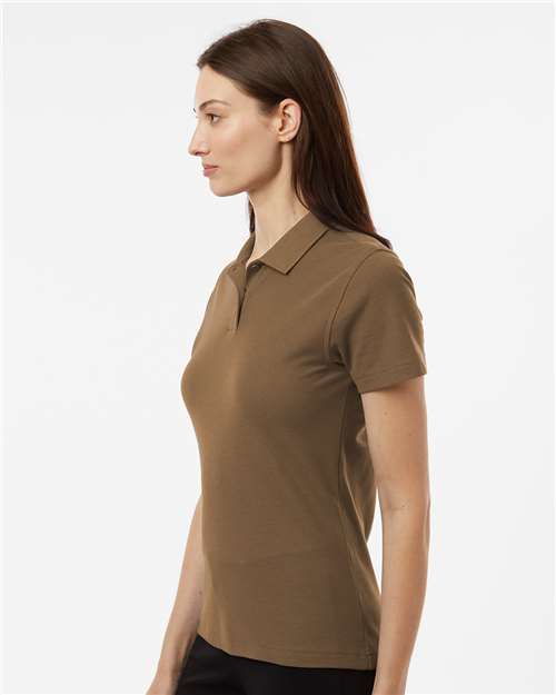 AllPro 62800L Women's Pique Polo - Cigar - model side