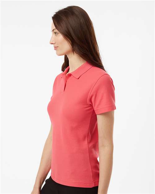 AllPro 62800L Women's Pique Polo - Coral - model side