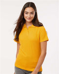AllPro 62800L Women's Pique Polo - Gold - model front