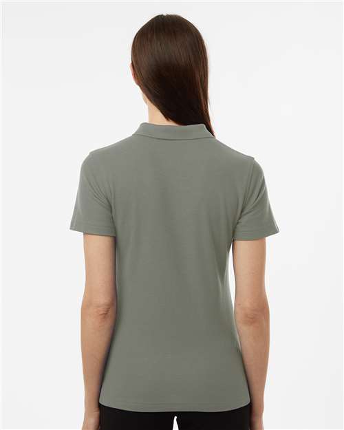 AllPro 62800L Women's Pique Polo - Greystone - model back