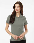 AllPro 62800L Women's Pique Polo - Greystone - model front