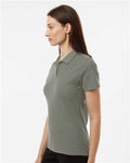 AllPro 62800L Women's Pique Polo - Greystone - model side