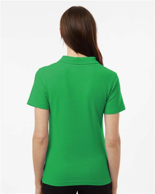 AllPro 62800L Women's Pique Polo - Kelly Green - model back