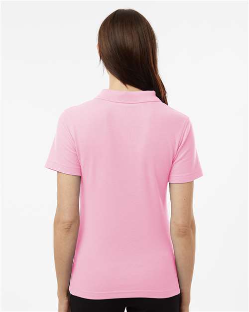 AllPro 62800L Women's Pique Polo - Light Pink - model back