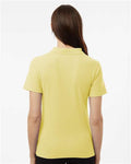AllPro 62800L Women's Pique Polo - Light Yellow - model back