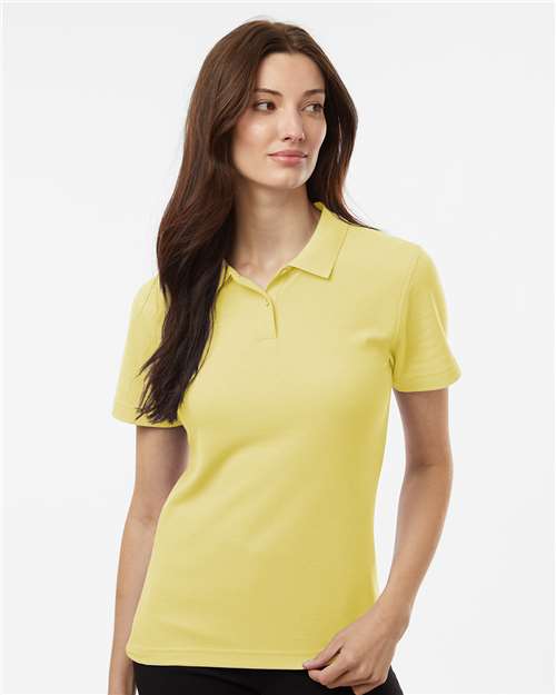 AllPro 62800L Women's Pique Polo - Light Yellow - model front