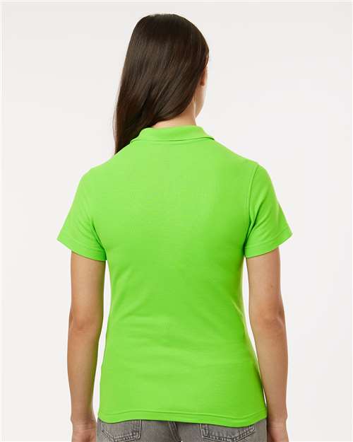 AllPro 62800L Women's Pique Polo - Lime - model back