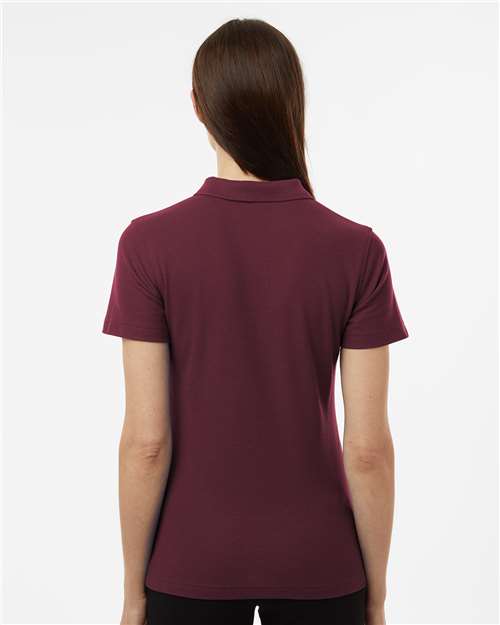AllPro 62800L Women's Pique Polo - Maroon - model back