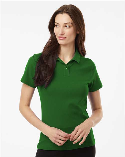 AllPro 62800L Women's Pique Polo - Olive Green - model front