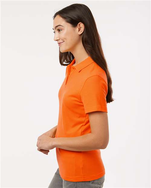 AllPro 62800L Women's Pique Polo - Deep Orange - model side
