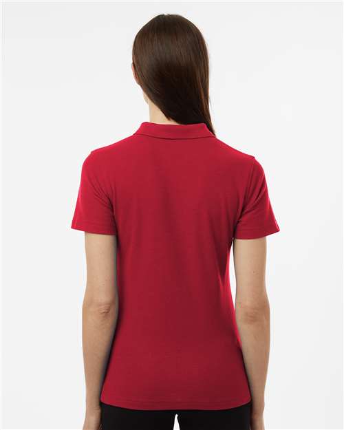 AllPro 62800L Women's Pique Polo - Red - model back