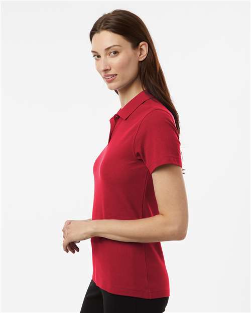 AllPro 62800L Women's Pique Polo - Red - model side