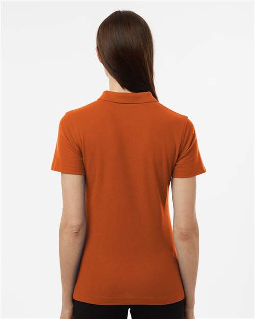 AllPro 62800L Women's Pique Polo - Rust - model back