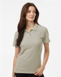 AllPro 62800L Women's Pique Polo - Sand - model front