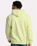 Jerzees IC49MR Unisex Ultimate CVC Hooded Sweatshirt - Celery Juice - model back