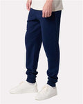 Jerzees IC50MPR Unisex Ultimate CVC Joggers - J. Navy - model side