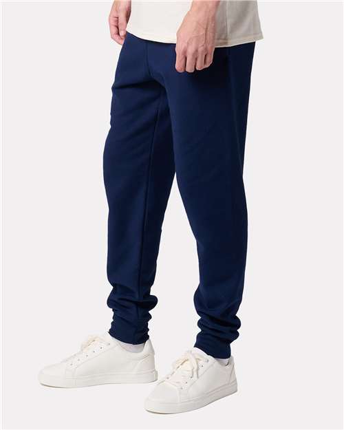 Jerzees IC50MPR Unisex Ultimate CVC Joggers - J. Navy - model side