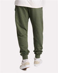 Jerzees IC50MPR Unisex Ultimate CVC Joggers - Military Green Heather - model back