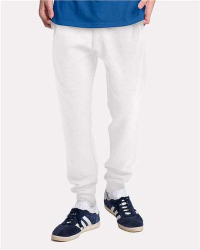 Jerzees IC50MPR Unisex Ultimate CVC Joggers - White - model front