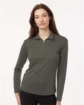 AllPro 41870L Women's Pro-Lock Performance Quarter-Zip Pullover - Charcoal - model front