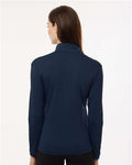 AllPro 41870L Women's Pro-Lock Performance Quarter-Zip Pullover - Navy - model back